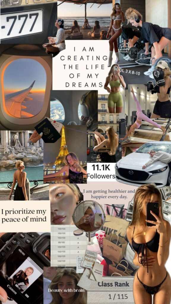 Vision board - mindset manifestation