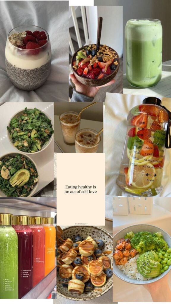 Healthy Food Vision Board