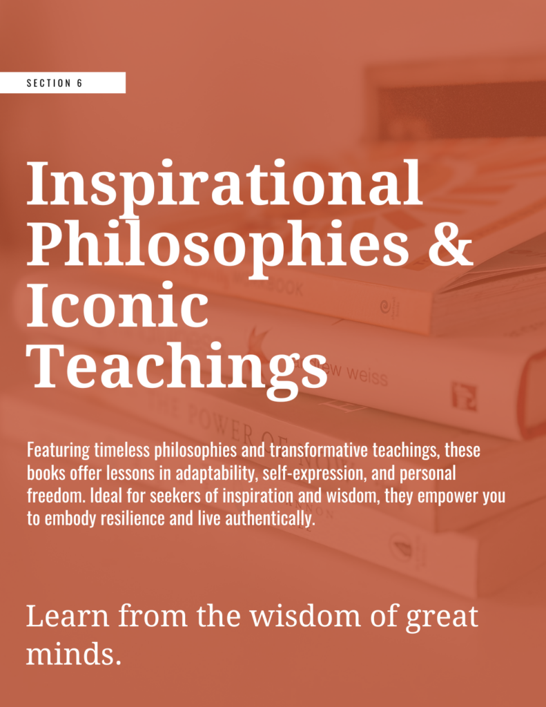 Inspirational Philosophies & Iconic Teachings Books