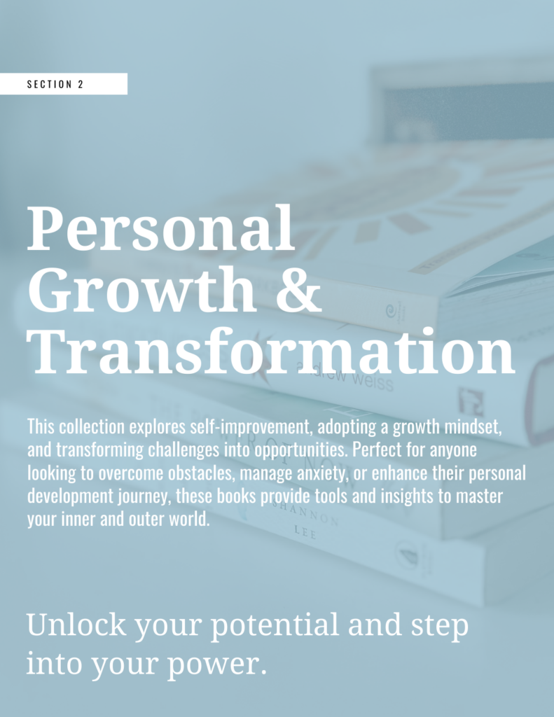 Personal Growth and Transformation books